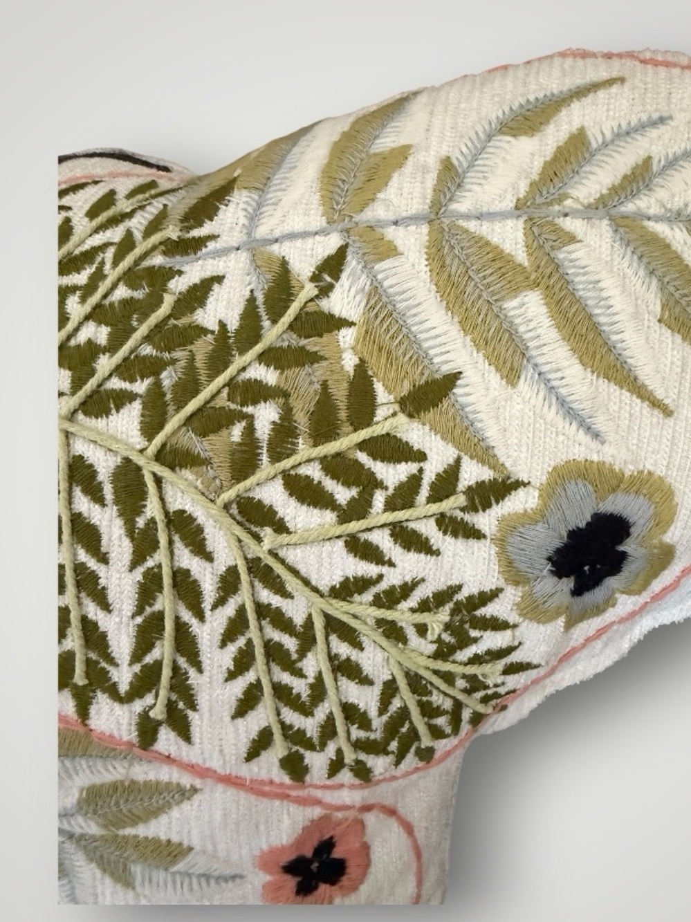 NWT Sonoma Goods For Life® Shaped Embroidered Butterfly Pillow - Picture 4 of 7